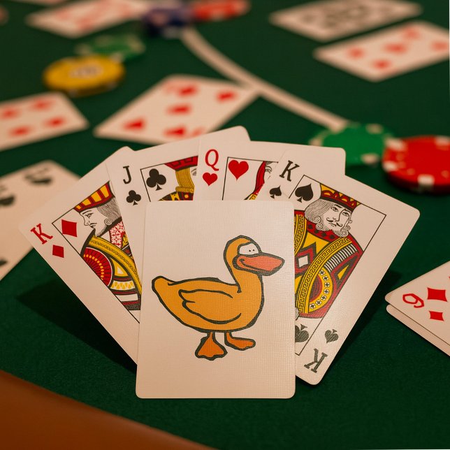 Gelber Ente Spielkarten (Von Creator hochgeladen)