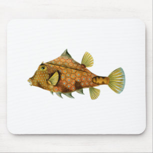 Gelber Fisch Mousepad