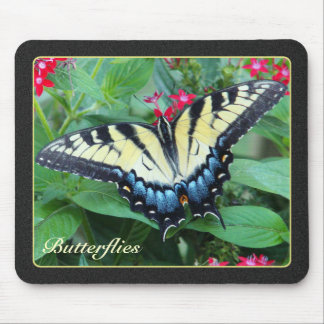 Gelber Frack-Schmetterling Mousepad