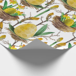 Gelber Frühling Geschenkpapier