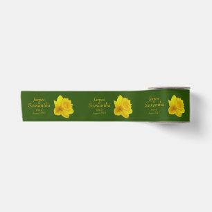 Gelber Frühling - Hochzeit Satinband
