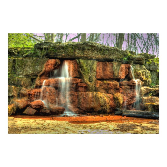 Gelber Frühling, Naturreservat Glen Helen, Ohio Fotodruck (Vorne)