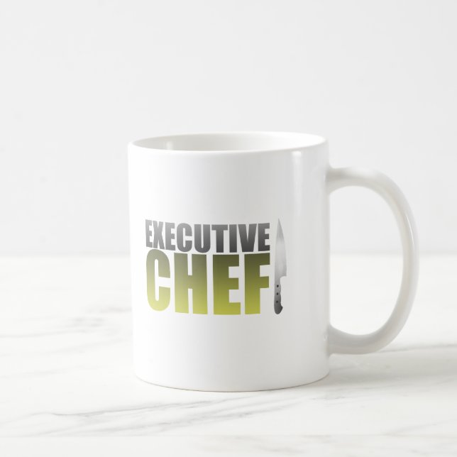 Gelber Führungskraft-Koch Kaffeetasse (Rechts)