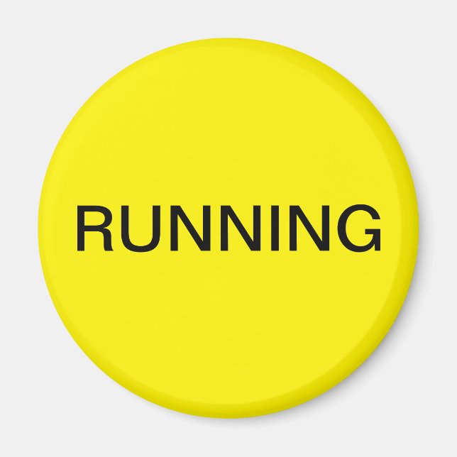 Gelber Geschirrspüler-Magnet Magnet (Vorne)