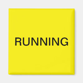 Gelber Geschirrspüler-Magnet Magnet