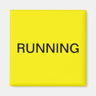 Gelber Geschirrspüler-Magnet Magnet