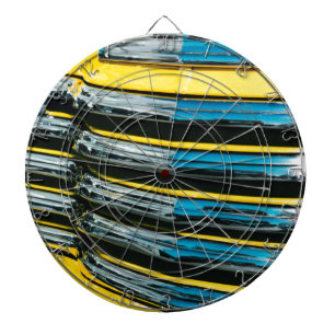 Gelber Grill Dartscheibe