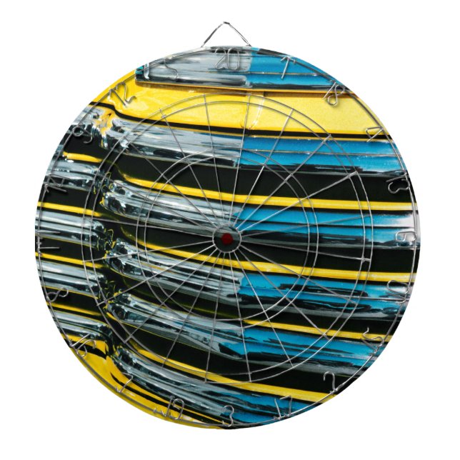 Gelber Grill Dartscheibe (vorne)