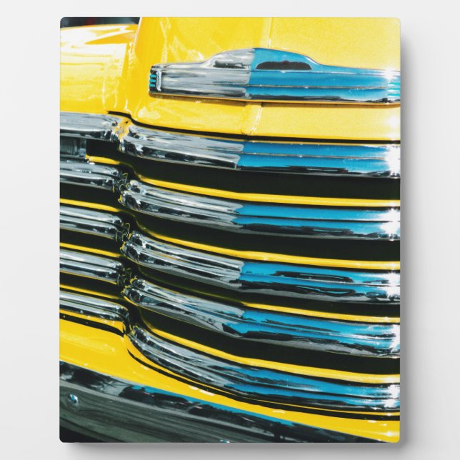 Gelber Grill Fotoplatte (Vorderseite)