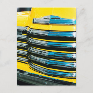Gelber Grill Postkarte
