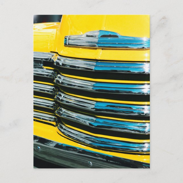 Gelber Grill Postkarte (Vorderseite)