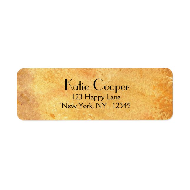 Gelber Grunge Abstrakte Textur (Vorne)