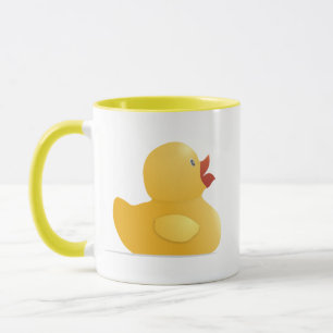 Gelber Gummi-Ente Tasse
