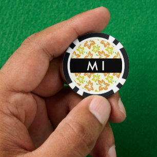 Gelber Hibiskus, Oranger Hibiskus, Ihr Name Pokerchips