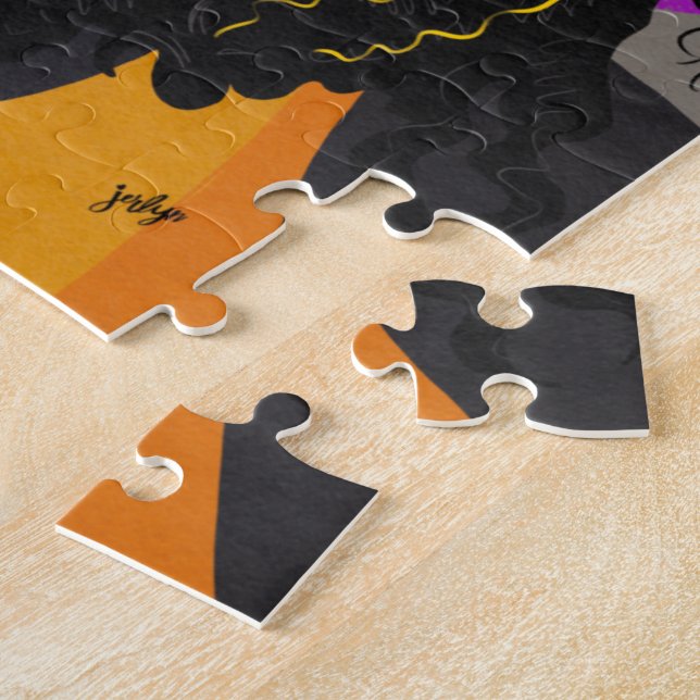 Gelber Hibiskus Puzzle (Seite)