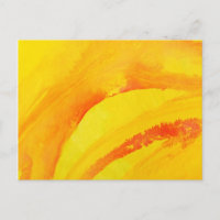 gelber Hintergrund; Aquarellfarbe auf Papier