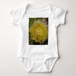 Gelber Kaktus in Blüte Baby Strampler