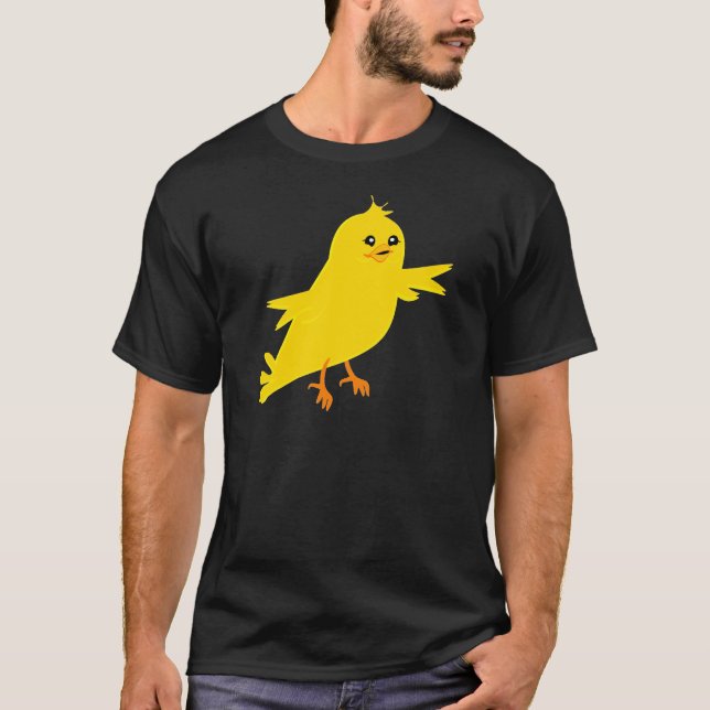Gelber Kanarienvogel T-Shirt (Vorderseite)