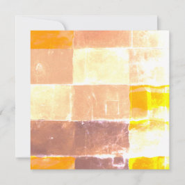 Gelber Karierter Pfirsich Ankündigung