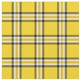 Gelber karierter Tartan Stoff