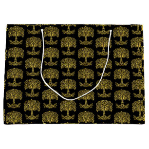 Gelber Keltenbaum Große Geschenktüte