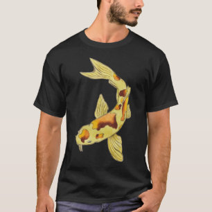 Gelber Koi-Fisch T-Shirt