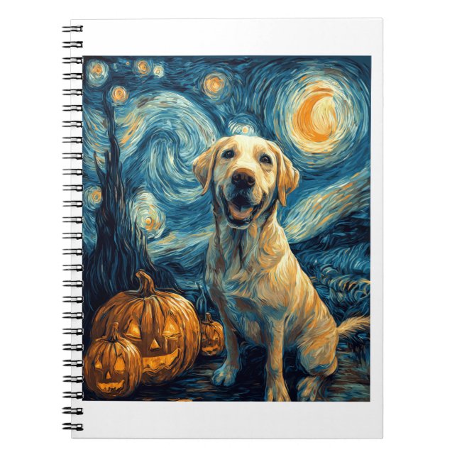 Gelber Labrador (2) Notizblock (Vorderseite)