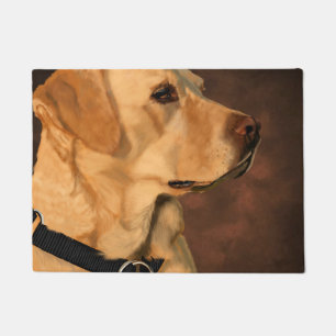 Gelber Labrador Fußmatte