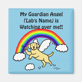 Gelber Labrador Guardian Engel (Rainbow Bridge) Magnet
