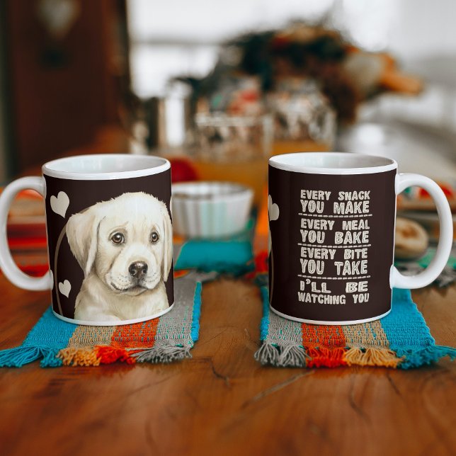Gelber Labrador Hund jeden Snack, den Sie machen Kaffeetasse (Von Creator hochgeladen)
