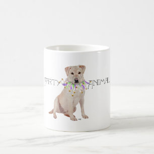 Gelber Labrador-Party-Tier Tasse