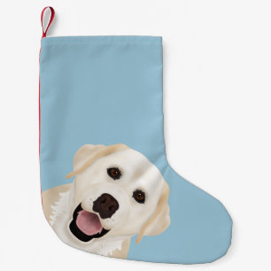 gelber Labrador-Retriever-Cartoon Kleiner Weihnachtsstrumpf