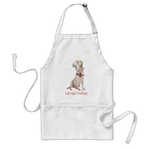 Gelber Labrador Retriever Kochen Schürze