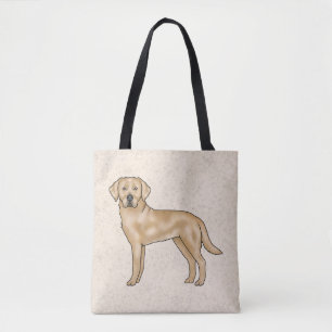 Gelber Labrador Retriever Süßer Cartoon-Hund Beige