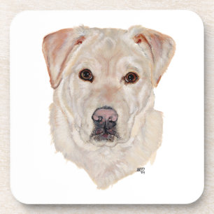 Gelber Labrador Retriever Untersetzer
