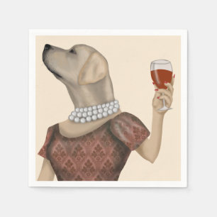 Gelber Labrador Serviette