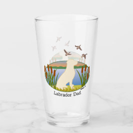Gelber Labrador-Vogelschwanz Glas