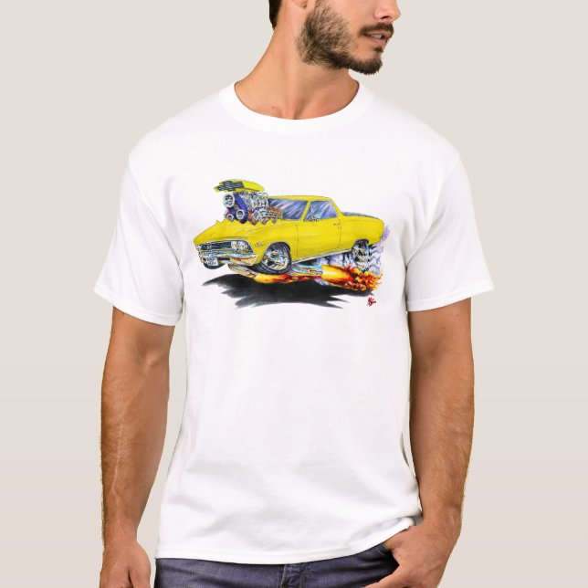 Gelber LKW 1966 EL Camino T-Shirt (Vorderseite)