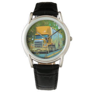 Gelber LKW Güterwagen #Gift Watch Range Armbanduhr