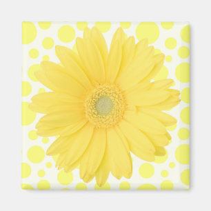 Gelber Margeritenmagnet Magnet