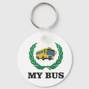 gelber mein Bus Schlüsselanhänger