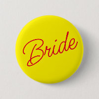 Gelber Minimal-Bride-Button