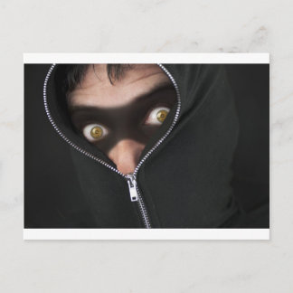 Gelber Mit Augen Bandit Postkarte
