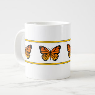Gelber Monarch (Bridget-Sammlung) Jumbo-Tasse