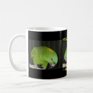 GELBER NACKEN AMAZONAS KAFFEETASSE
