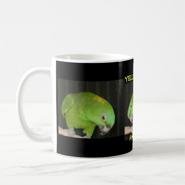 GELBER NACKEN AMAZONAS KAFFEETASSE (Links)