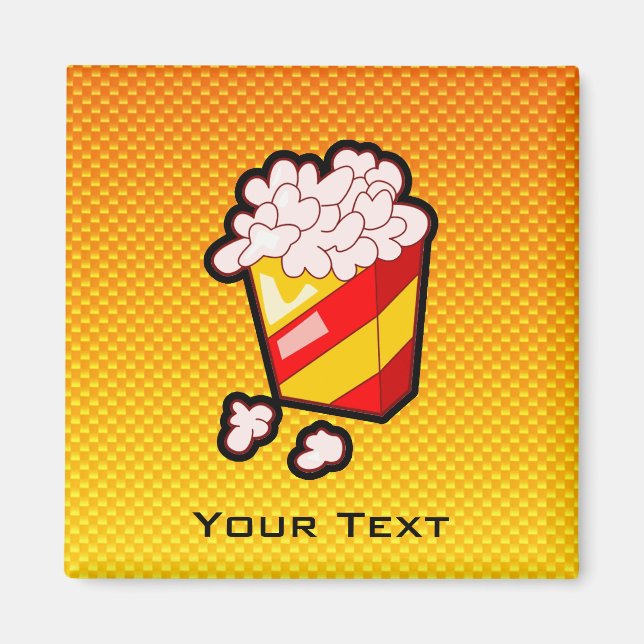 Gelber Orangenknochen Magnet (Vorne)