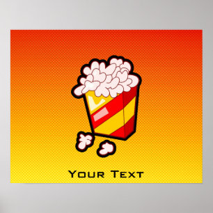 Gelber Orangenknochen Poster