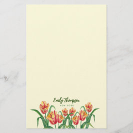 Gelber Papagei Tulip Briefpapier