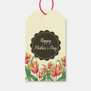 Gelber Papagei Tulip Geschenkanhänger